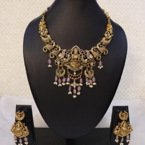 SWA13-Antique lakshmi haram