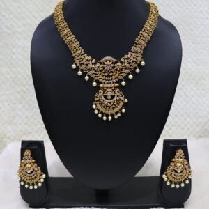 SWA27-Short haram with earrings