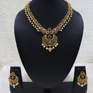 SWA29-Short neckset with earrings