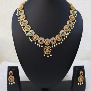 SWA35-Necklace with earrings